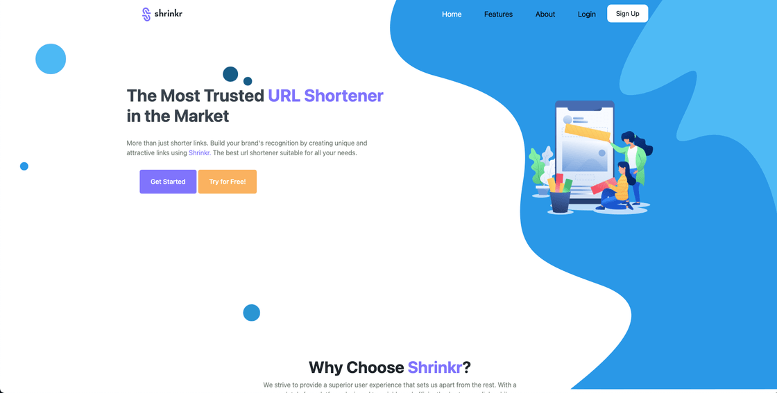 Home url shortener with Javalin